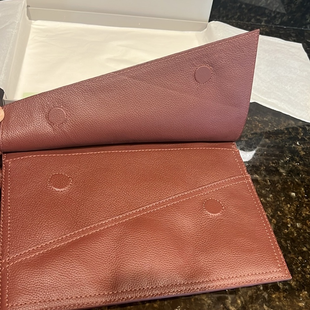 Botkier Cobble Hill Large Leather Clutch Bag - Picture 11 of 12